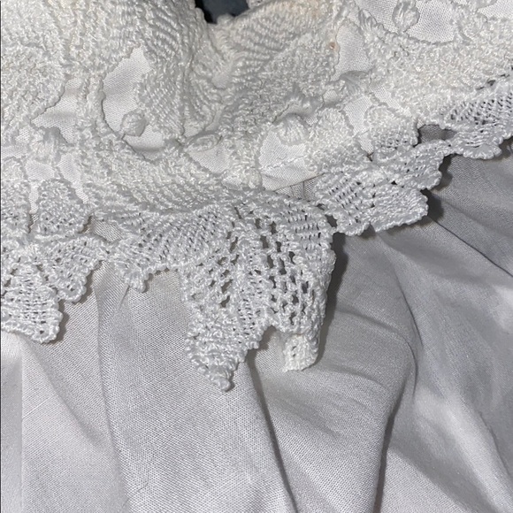 Zara Basic Lace Collared Blouse - Picture 3 of 3